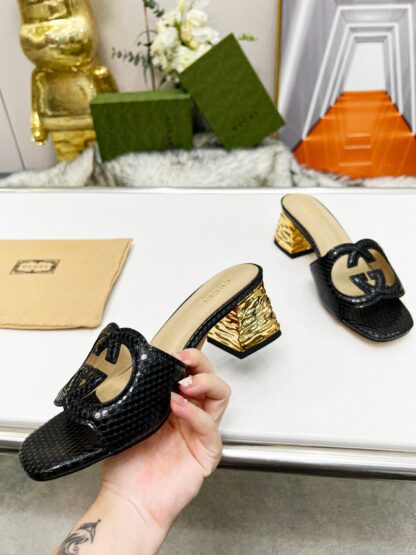 Gucci mid-heel slippers - Image 5