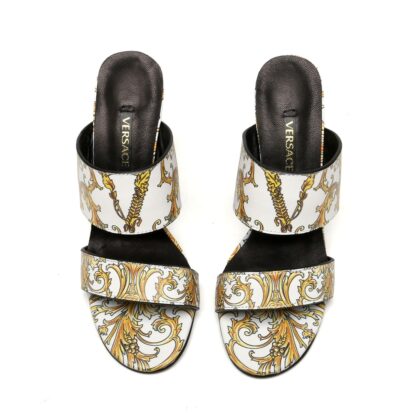 VERSACE high heel printed sandals high heels - Image 4