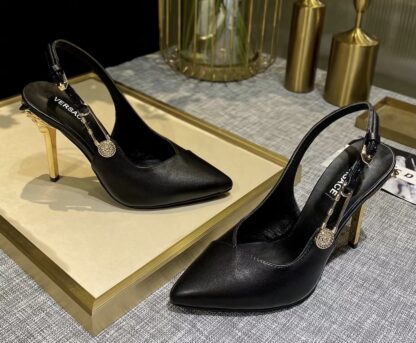 VERSACE SHOULDER HIGH HEEL SANDALS - Image 4