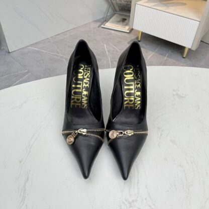 VERSACE Pointed Toe High Heels - Image 4