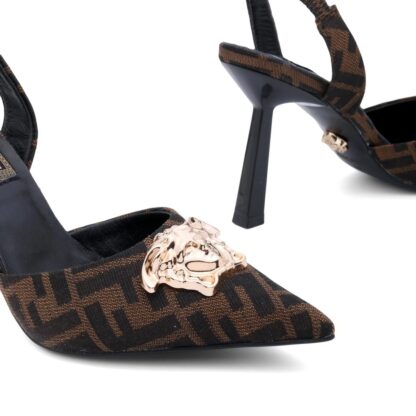 VERSACE simple, comfortable and fashionable joint high heels - Image 4