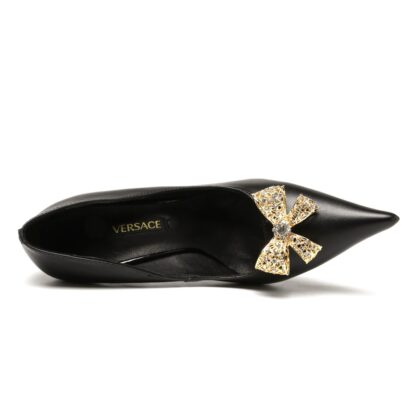 VERSACE exquisite bow high heels - Image 4