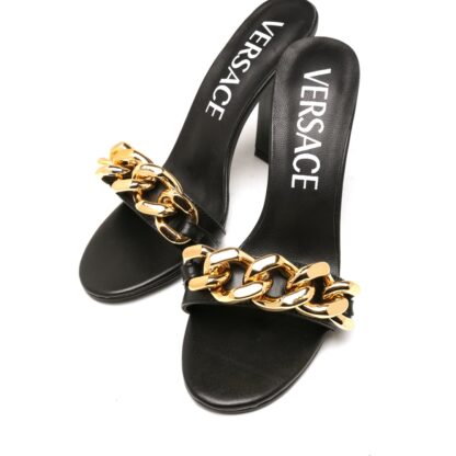 VERSACE chain sandals high heels - Image 4