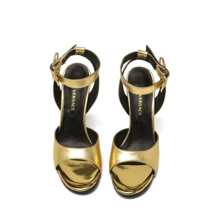 VERSACE elegant pin buckle new high heels - Image 4
