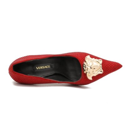 VERSACE Fashion Trend Hot Diamond High Heels - Image 4