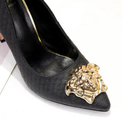 VERSACE Fashionable Fish Pattern Temperament High Heels - Image 4