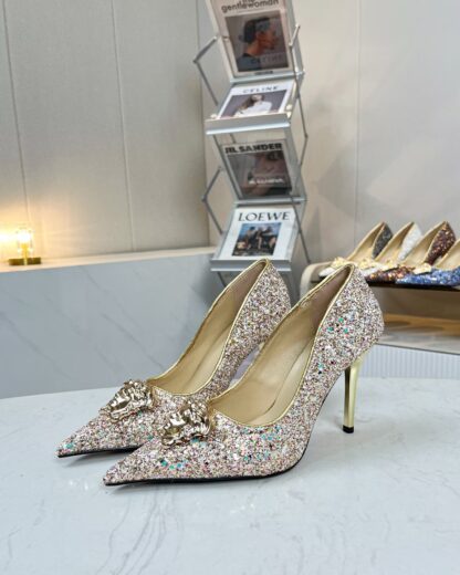 VERSACE stylish classic new style women's high heels - Image 4