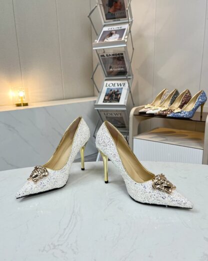 VERSACE stylish classic new style women's high heels - Image 4