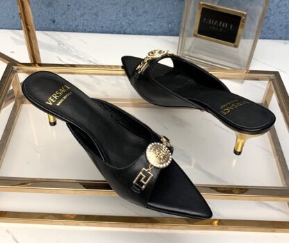 VERSACE fashionable comfortable temperament high-heeled sandals - Image 4