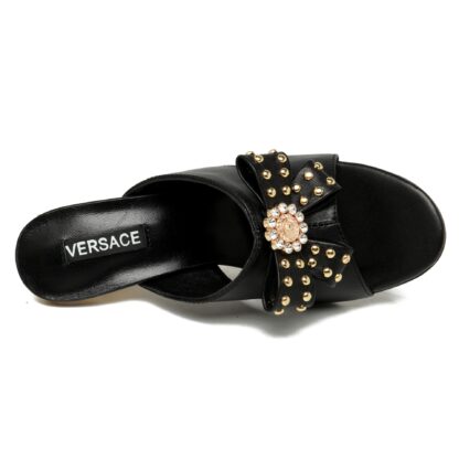 VERSACE new bow exquisite sandals high heels - Image 4