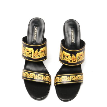 VERSACE PRINTED SANDALS HIGH HEELS - Image 4