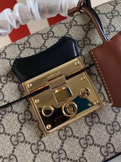 Gucci new Padlock series GG small bamboo silk print shoulder bag - Image 4