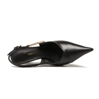 VERSACE high-end elegant pin buckle high heels - Image 4