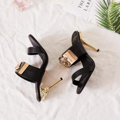 VERSACE elegant and noble sandals and high heels - Image 4