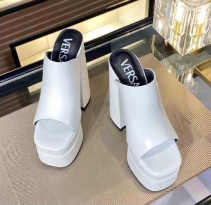 VERSACE stylish super high heel sandals high heels - Image 4