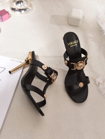 VERSACE Fashion Exquisite Sandals High Heels - Image 4