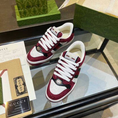 Gucci retro distressed elements, washed retro logo casual shoes on the tongue - Image 5