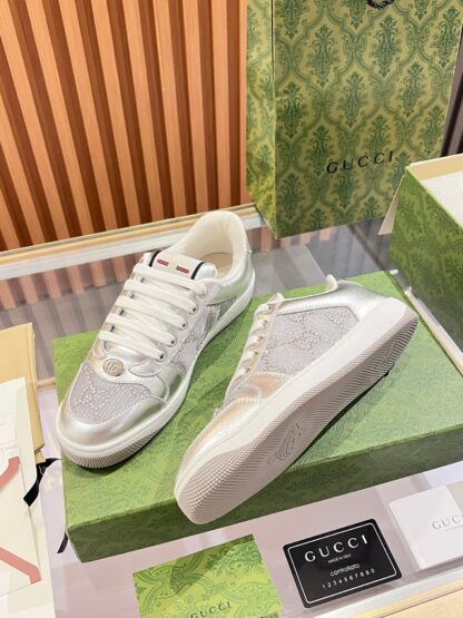 Gucci retro distressed elements, washed retro logo casual shoes on the tongue - Image 5