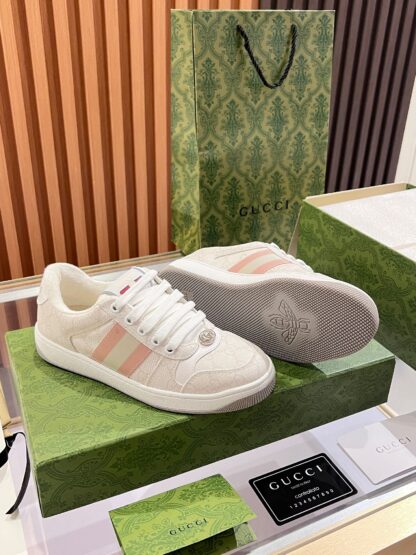 Gucci retro distressed elements, washed retro logo casual shoes on the tongue - Image 5