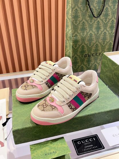 Gucci retro distressed elements, washed retro logo casual shoes on the tongue - Image 5