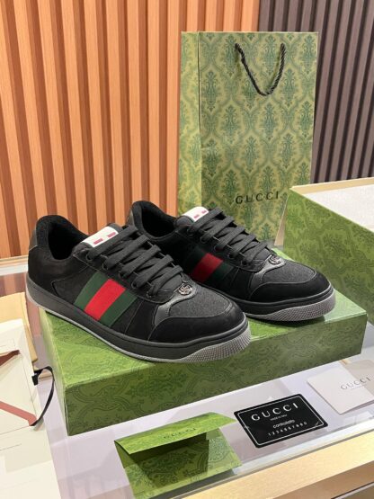 Gucci retro distressed elements, washed retro logo casual shoes on the tongue - Image 5