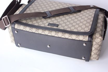 Gucci black and gray shoulder bag - Image 4