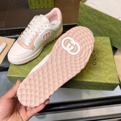 Gucci Early Spring Latest Hot 80 Couples Casual Retro Distressed White Shoes - Image 5