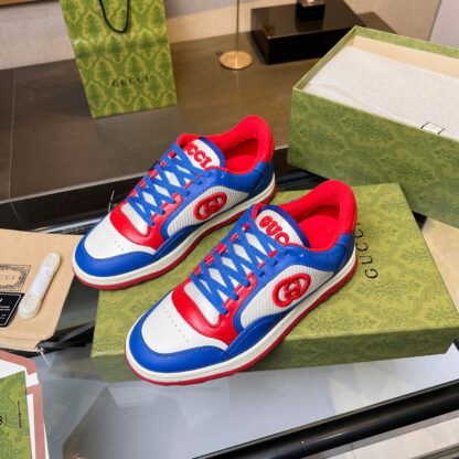 Gucci Early Spring Latest Hot 80 Couples Casual Retro Distressed White Shoes - Image 3