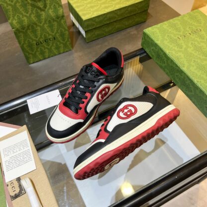 Gucci Early Spring Latest Hot 80 Couples Casual Retro Distressed White Shoes - Image 5