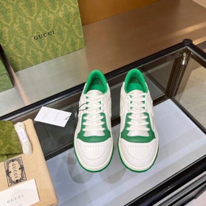 Gucci Early Spring Latest Hot 80 Couples Casual Retro Distressed White Shoes - Image 5