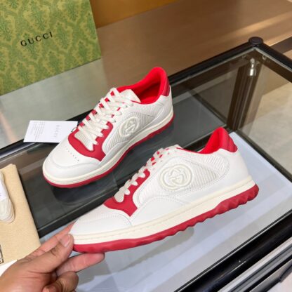Gucci Early Spring Latest Hot 80 Couples Casual Retro Distressed White Shoes - Image 5