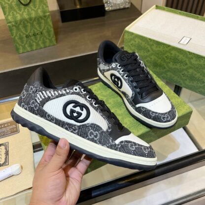 Gucci Early Spring Latest Hot 80 Couples Casual Retro Distressed White Shoes - Image 4