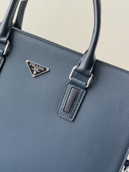 Prada popular double zipper briefcase - Image 4