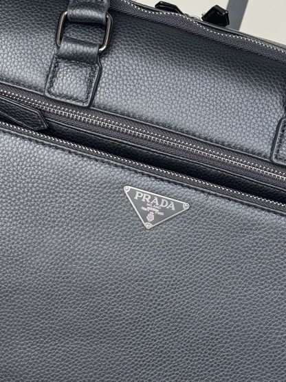 Prada Multi-zipper Compartment Large Handbag Briefcase - Image 4