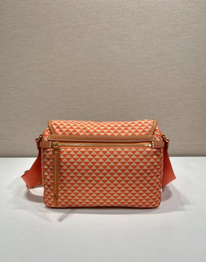 Prada printed nylon messenger bag - Image 4
