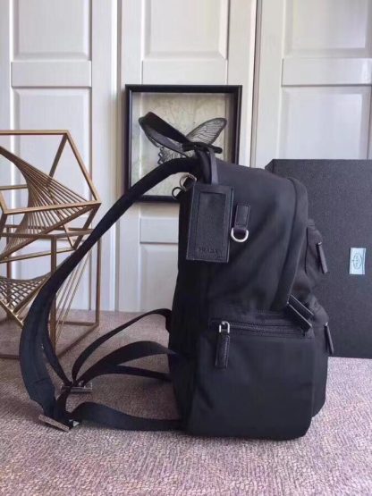 Prada black stylish casual backpack - Image 4