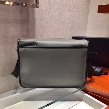 Prada Nylon Flap Messenger Bag - Image 4