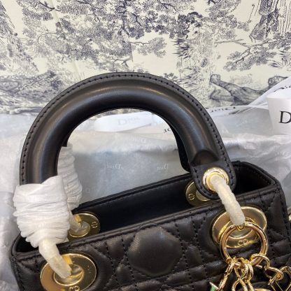 Dior lady mini classic bag - Image 4
