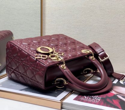 Dior Lady Classic Five-Grid Lambskin Lady Bag - Image 4