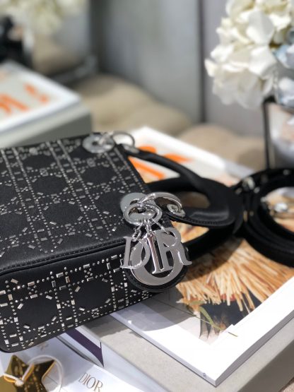 Dior Silk Diamond Princess Diana Bag - Image 4