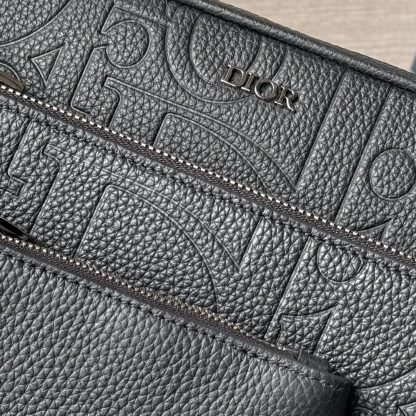 Dior Saddle Three-piece Three-in-one Full Leather Embossed Crossbody Bag - Image 4