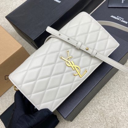 Ysl lambskin diamond quilted flap crossbody bag - Image 4