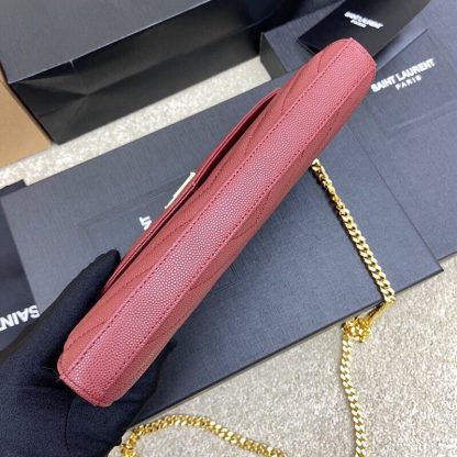 Ysl caviar pattern envelope bag - Image 4