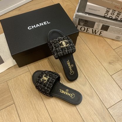 Chanel Early Autumn New High Fashion Sweet Flip Flops - Image 4
