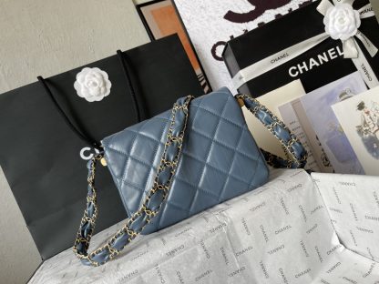 Chanel 23K cowhide wide shoulder strap shoulder bag - Image 4
