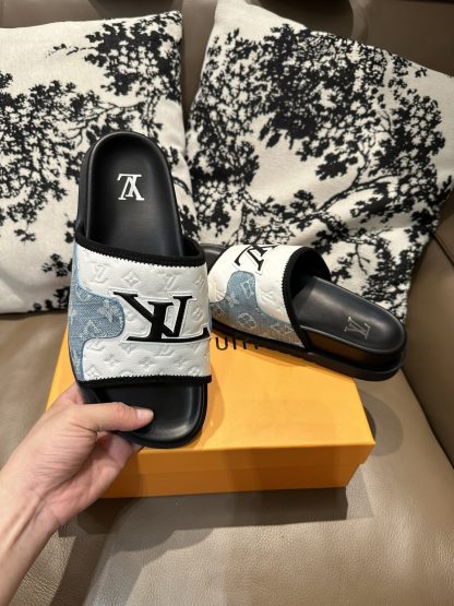 Louis Vuitton cowhide flip flops - Image 4