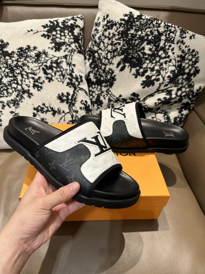 Louis Vuitton cowhide flip flops - Image 4