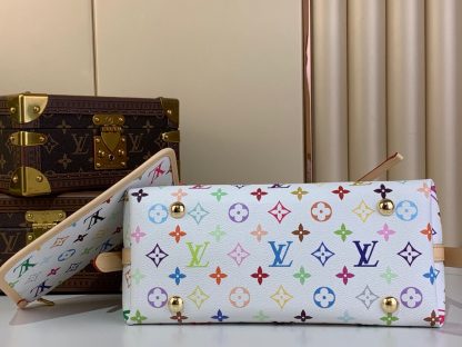 Louis Vuitton white CarryAll Hl Lt small handbag - Image 4
