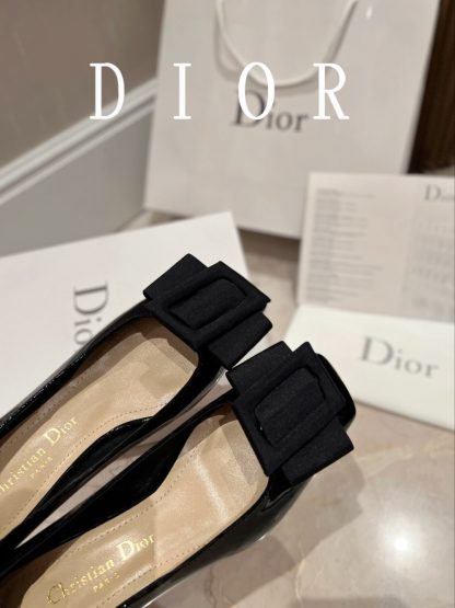 Dior Square Buckle Everyday Elegant High Heels - Image 4