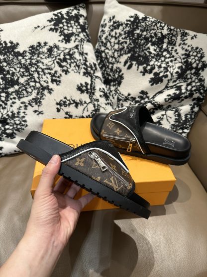 Louis Vuitton New Zipper Slippers - Image 4
